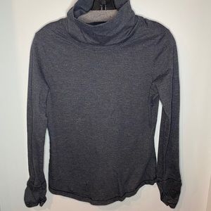 Prana long sleeve grey shirt with turtleneck
